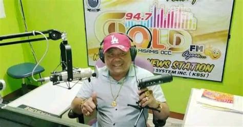 radio broadcaster binaril|Radio anchor in Misamis Occidental shot dead during live .